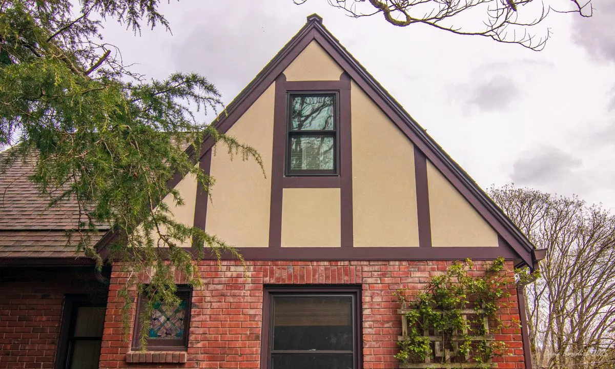 A rare Tudor home with a unique architectural identity