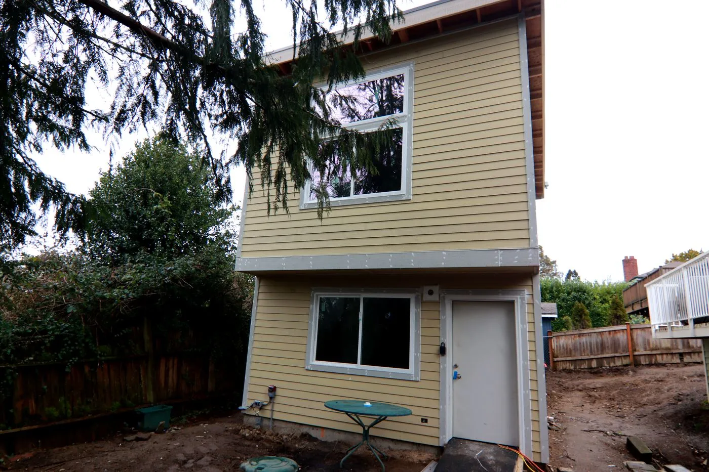 Additional progress documentation from the deck and exterior work